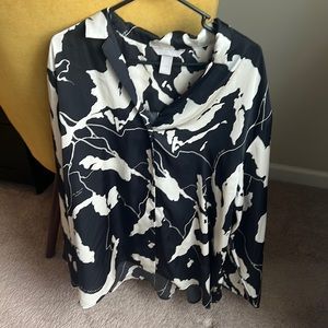 Black and white H&M blouse!